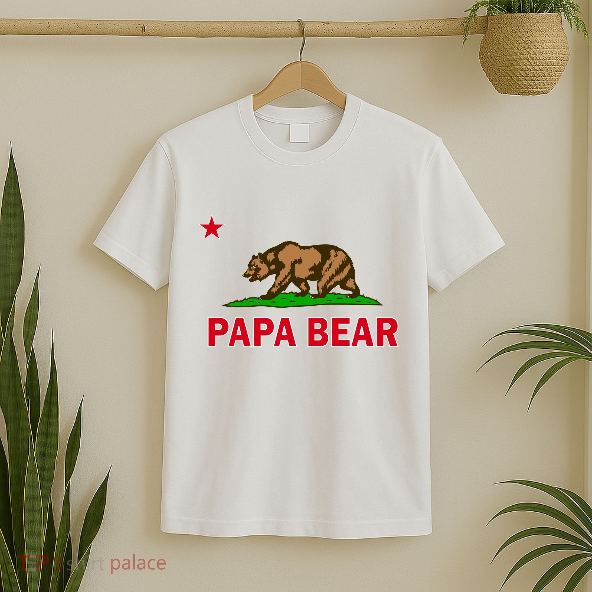 Papa Bear California Republic T-Shirt