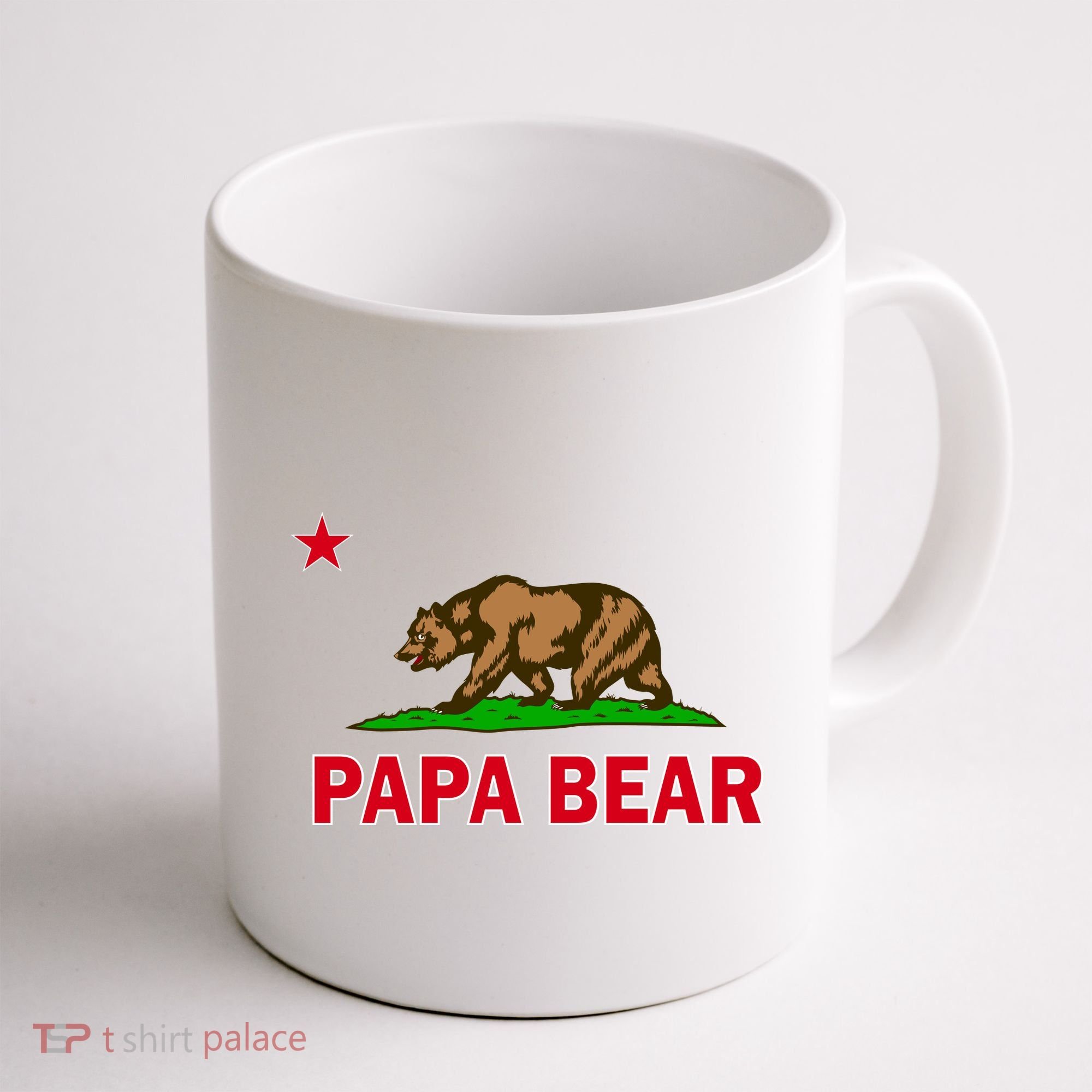 Papa Bear California Republic Coffee Mug