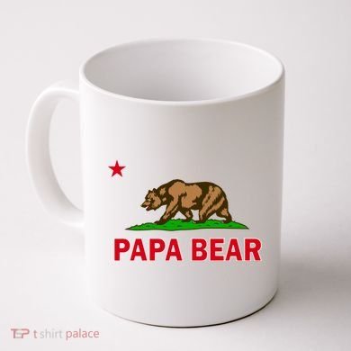 Papa Bear California Republic Coffee Mug