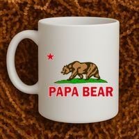Papa Bear California Republic Coffee Mug thumb 2