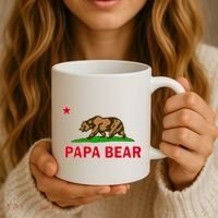 Papa Bear California Republic Coffee Mug thumb 3