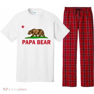 Papa Bear California Republic Pajama Set