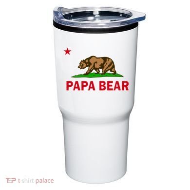 Papa Bear California Republic Tumbler