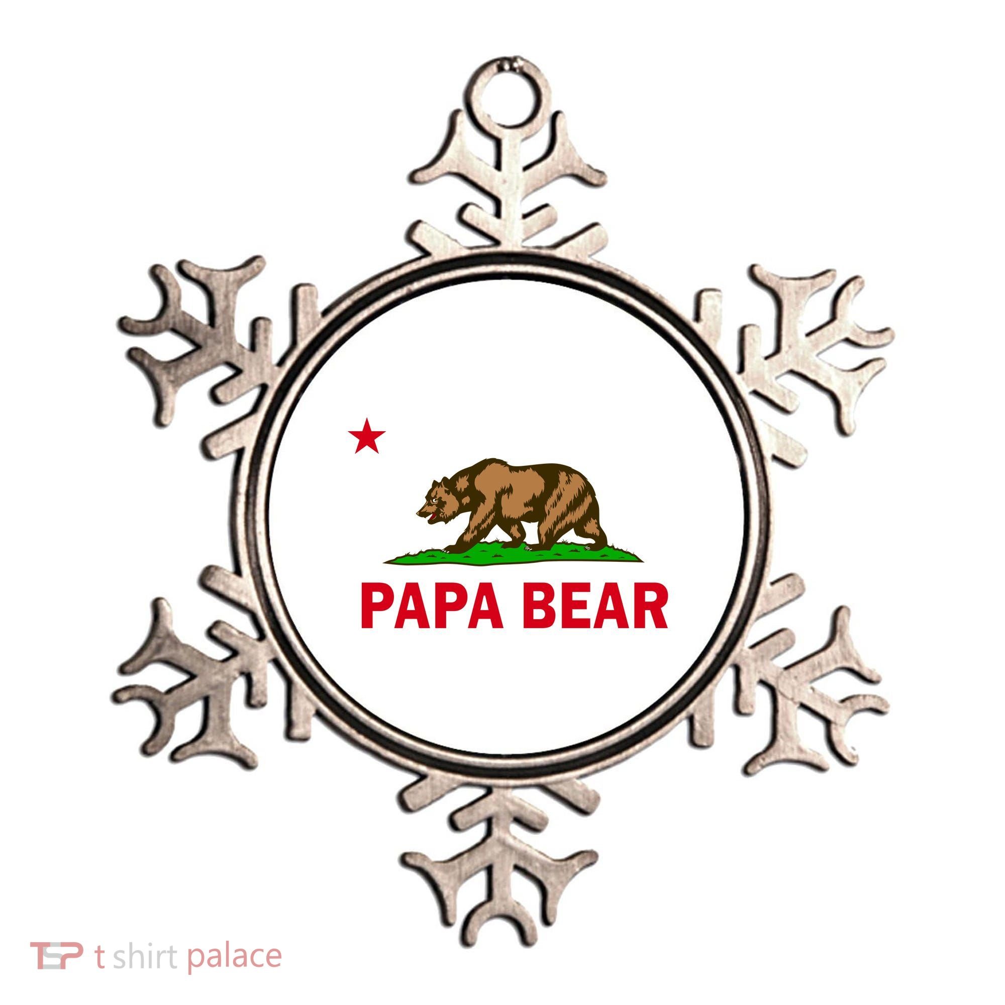 Papa Bear California Republic Ornament