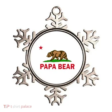 Papa Bear California Republic Ornament