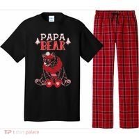 Papa Bear Christmas Santa Family Matching Pajamas Pajama Set thumb 0