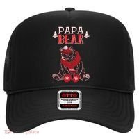 Papa Bear Christmas Santa Family Matching Pajamas Hat thumb 0