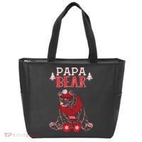 Papa Bear Christmas Santa Family Matching Pajamas Tote Bag thumb 0