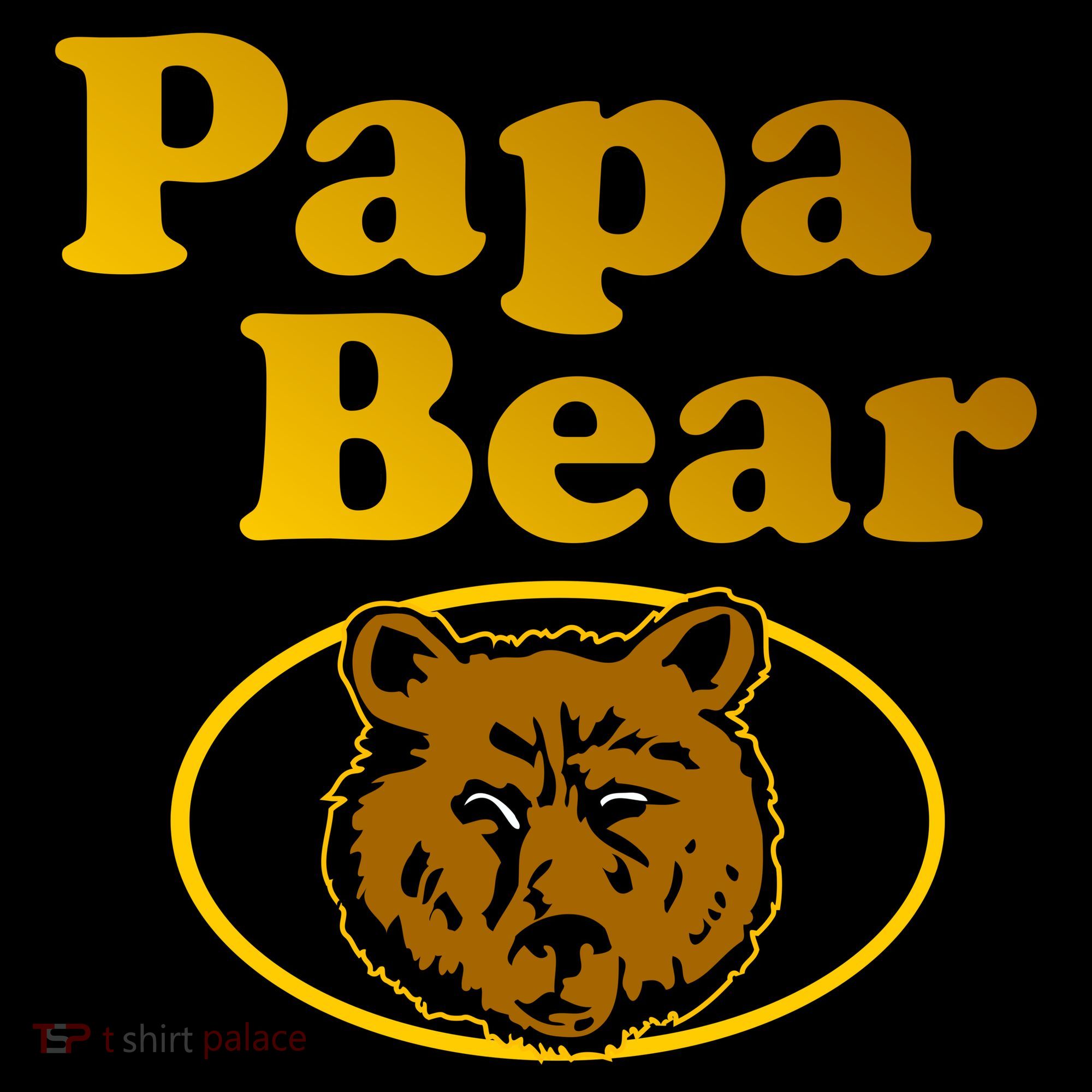 Papa Bear Fathers Dad Doggie Tank