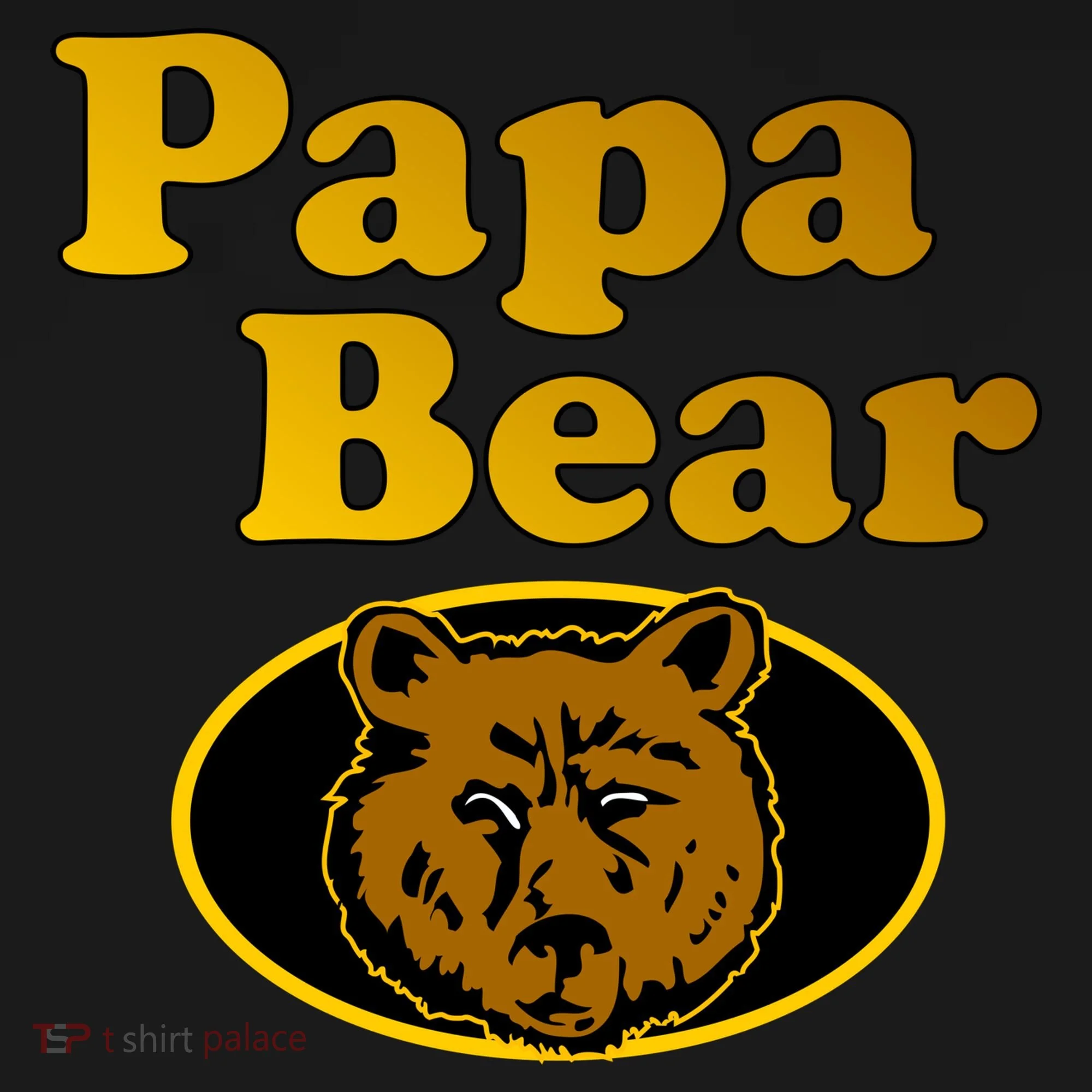 Papa Bear Fathers Dad Doggie Tank