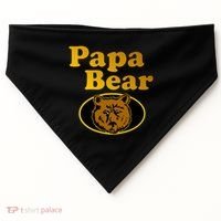 Papa Bear Fathers Dad USA-Made Doggie Bandana thumb 0