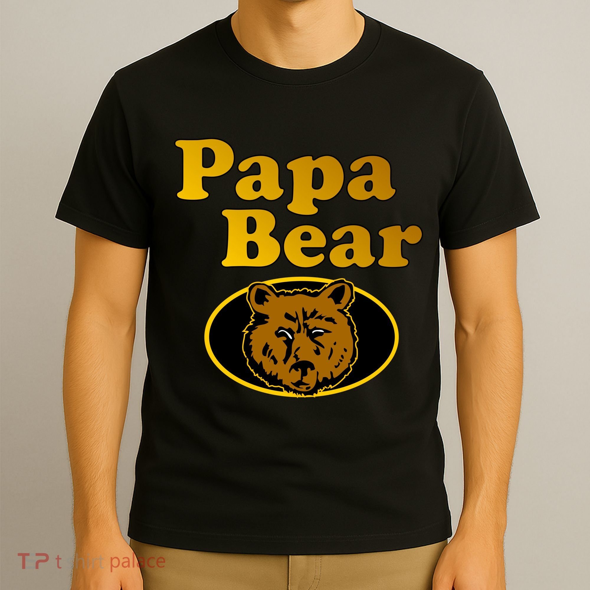 Papa Bear Fathers Dad T-Shirt
