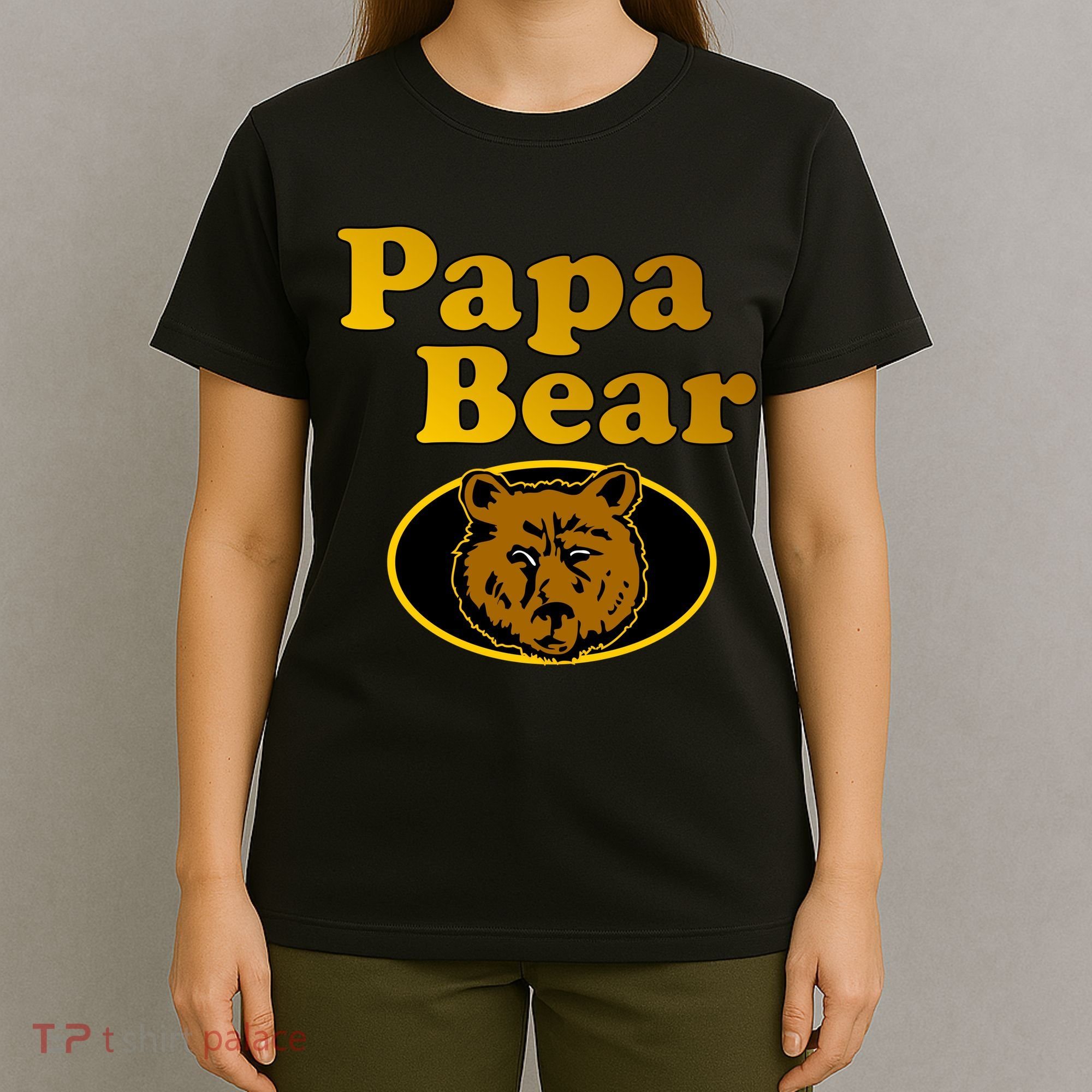 Papa Bear Fathers Dad T-Shirt