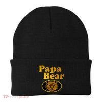 Papa Bear Fathers Dad Beanie thumb 0