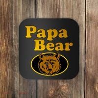 Papa Bear Fathers Dad Coaster thumb 0