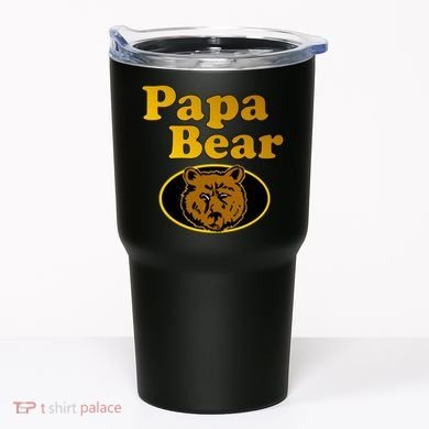 Papa Bear Fathers Dad Tumbler
