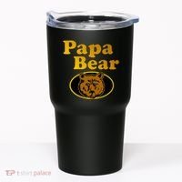 Papa Bear Fathers Dad Tumbler thumb 0