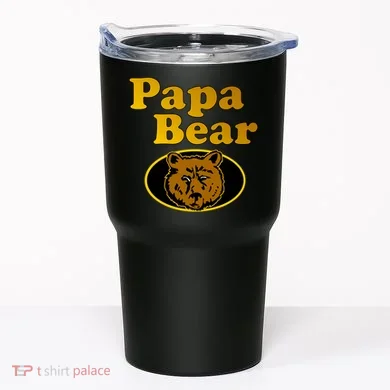 Papa Bear Fathers Dad Tumbler