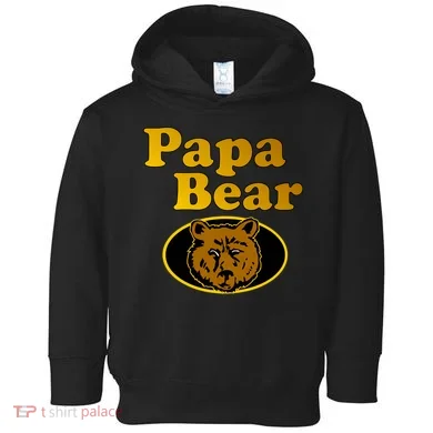 Papa Bear Fathers Dad Toddler Hoodie