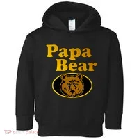 Papa Bear Fathers Dad Toddler Hoodie thumb 0