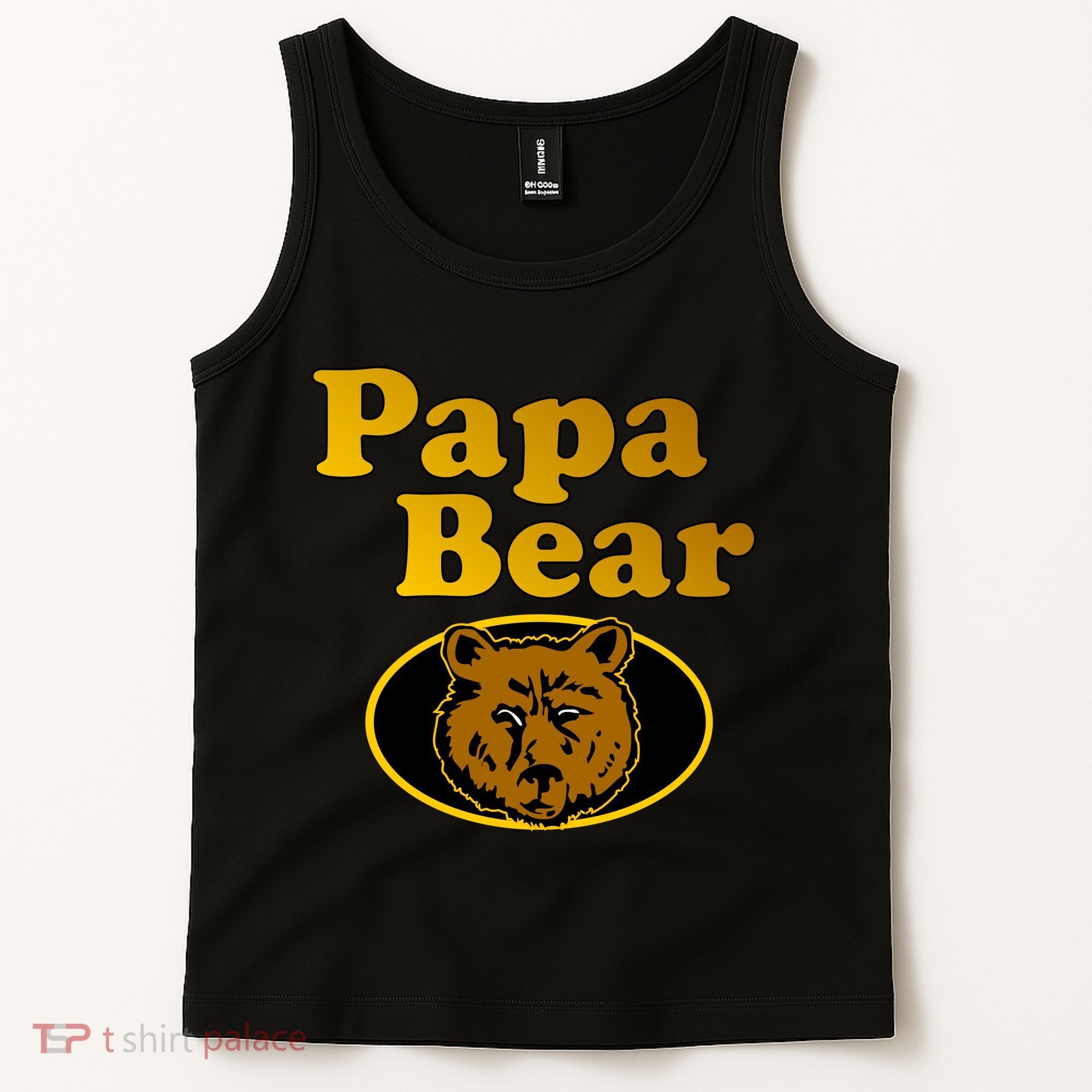 Papa Bear Fathers Dad Tank Top