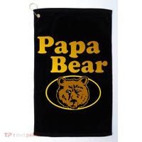 Papa Bear Fathers Dad Golf Towel thumb 0