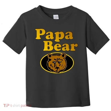 Papa Bear Fathers Dad Toddler T-Shirt