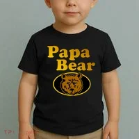 Papa Bear Fathers Dad Toddler T-Shirt thumb 2