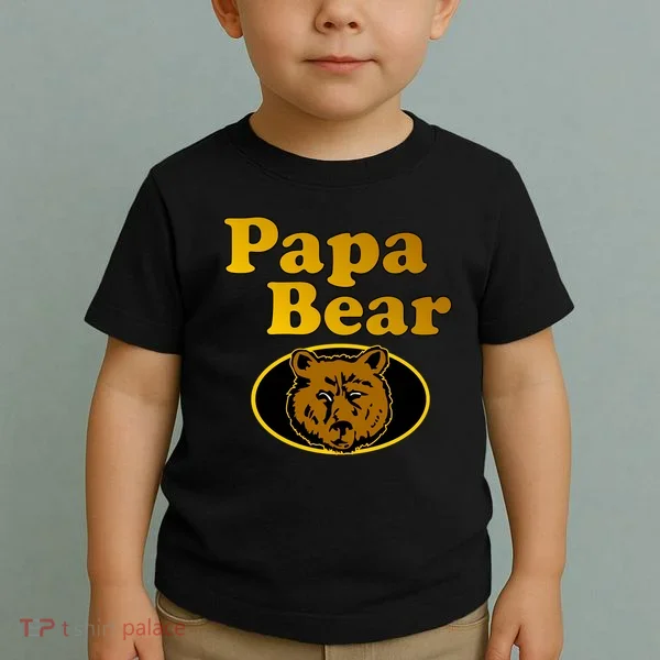 Papa Bear Fathers Dad Toddler T-Shirt