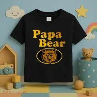 Papa Bear Fathers Dad Toddler T-Shirt thumb 3