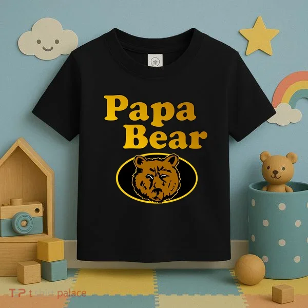 Papa Bear Fathers Dad Toddler T-Shirt
