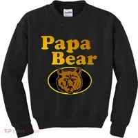 Papa Bear Fathers Dad Kids Sweatshirt thumb 0