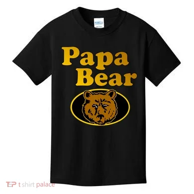 Papa Bear Fathers Dad Kids T-Shirt