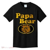 Papa Bear Fathers Dad Kids T-Shirt thumb 0