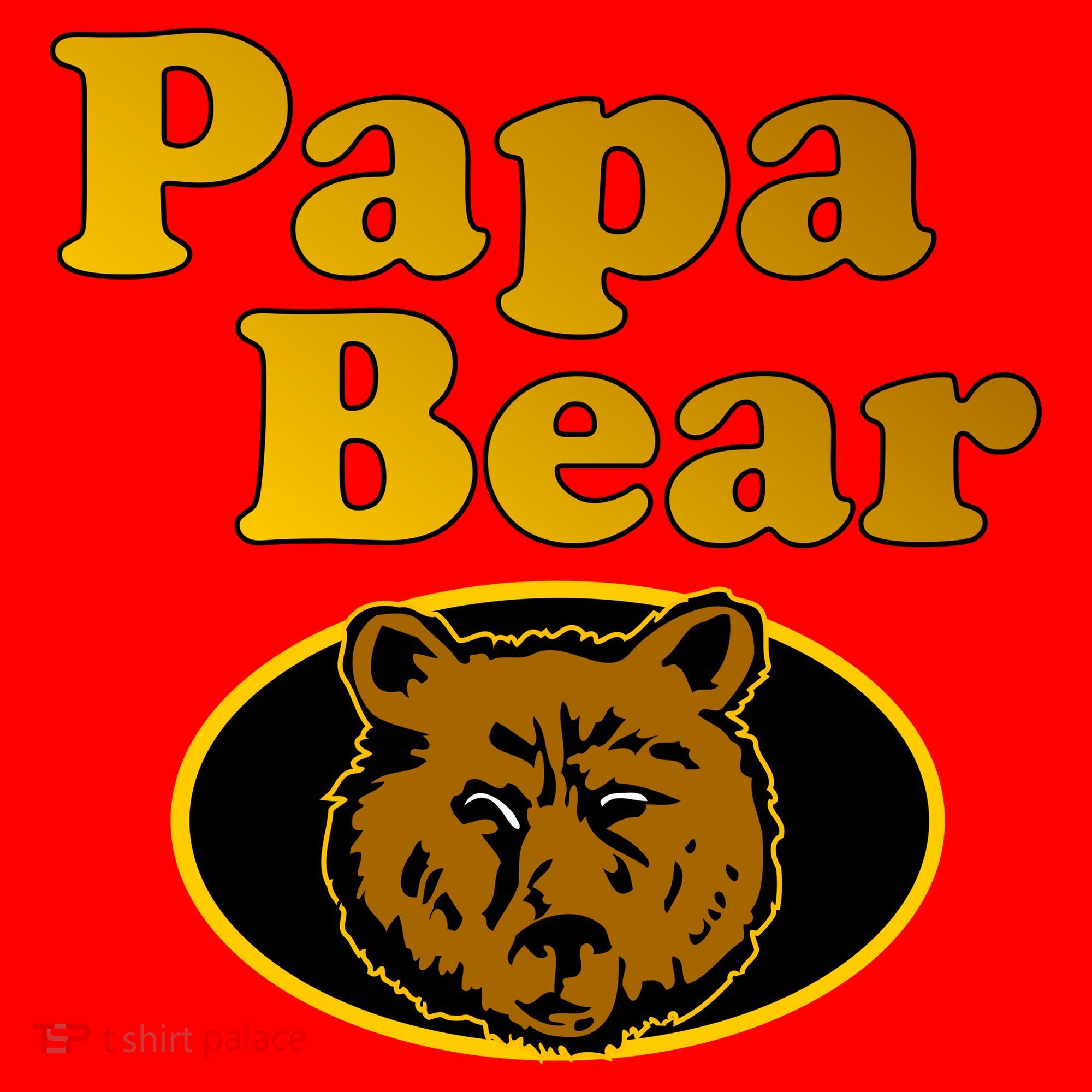 Papa Bear Fathers Dad Santa Hat
