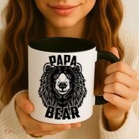 Papa Bear Father's Day Coffee Mug thumb 3