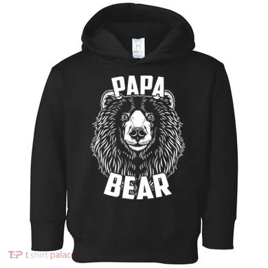 Papa Bear Father's Day Toddler Hoodie