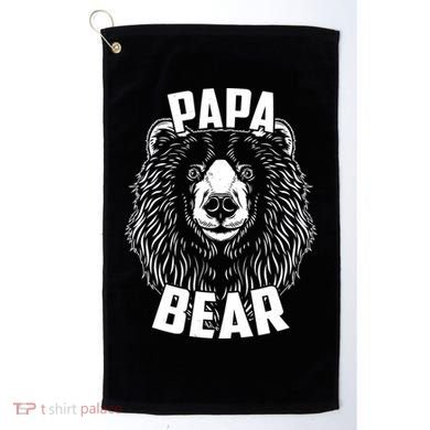 Papa Bear Father's Day Golf Towel