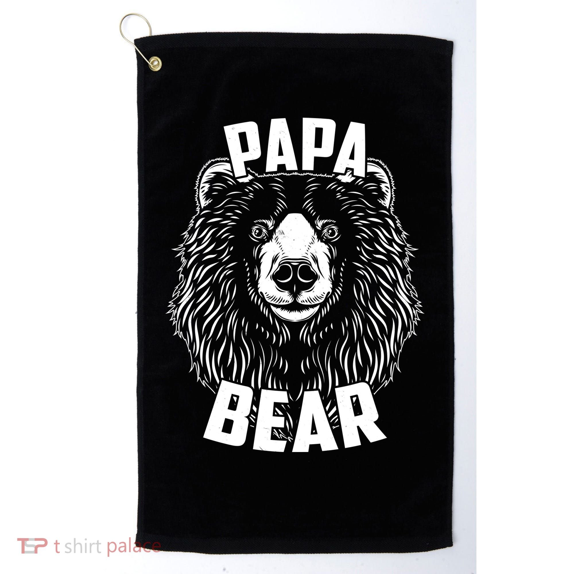 Papa Bear Father's Day Golf Towel