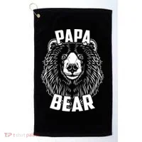 Papa Bear Father's Day Golf Towel thumb 0