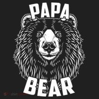 Papa Bear Father's Day Golf Towel thumb 3