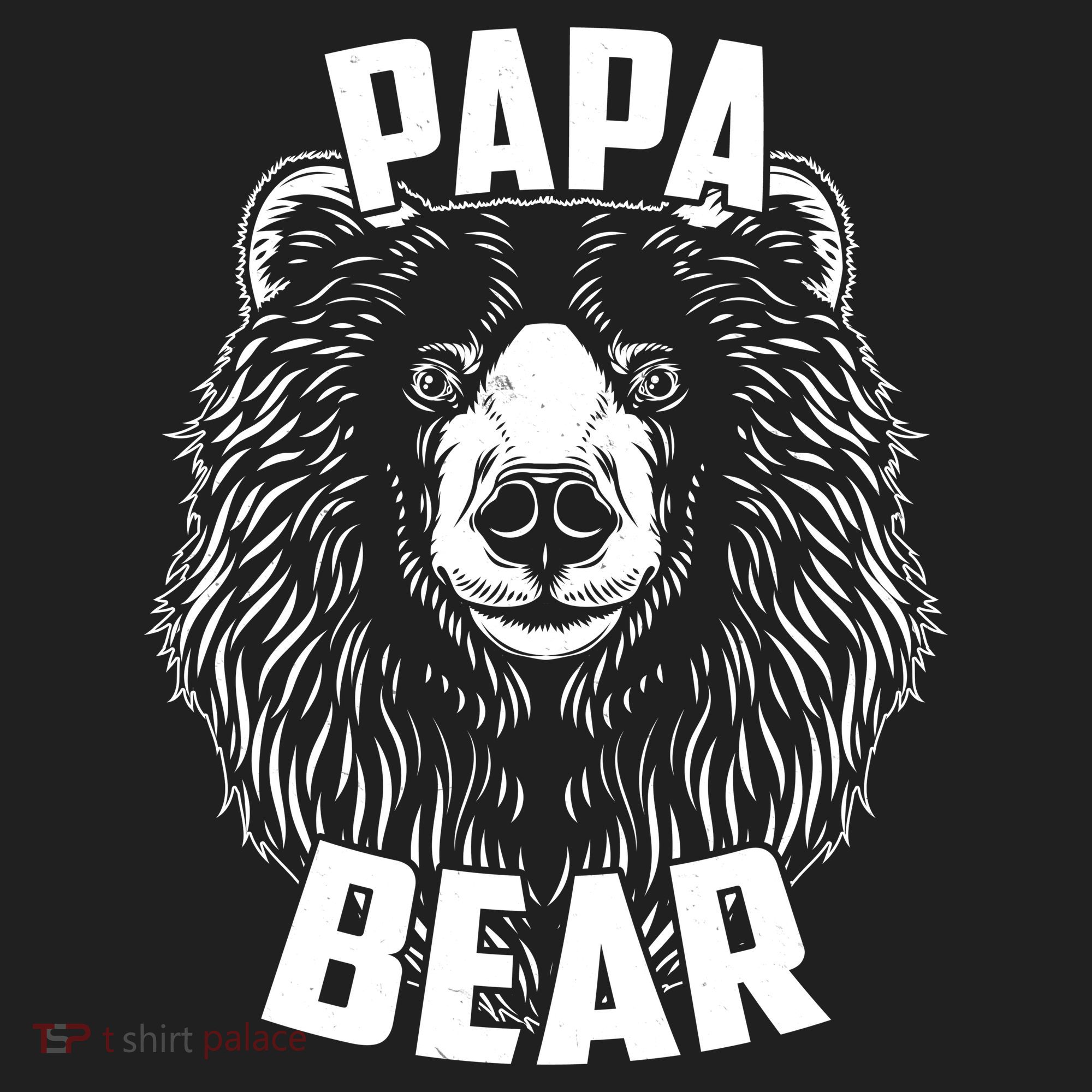 Papa Bear Father's Day Golf Towel