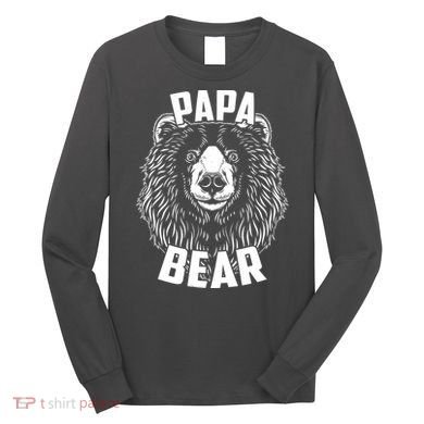 Papa Bear Father's Day Long Sleeve Shirt