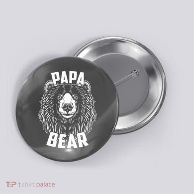 Papa Bear Father's Day Button