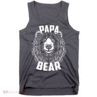 Papa Bear Father's Day Tank Top thumb 0