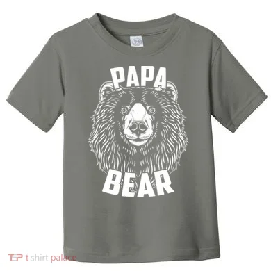 Papa Bear Father's Day Toddler T-Shirt