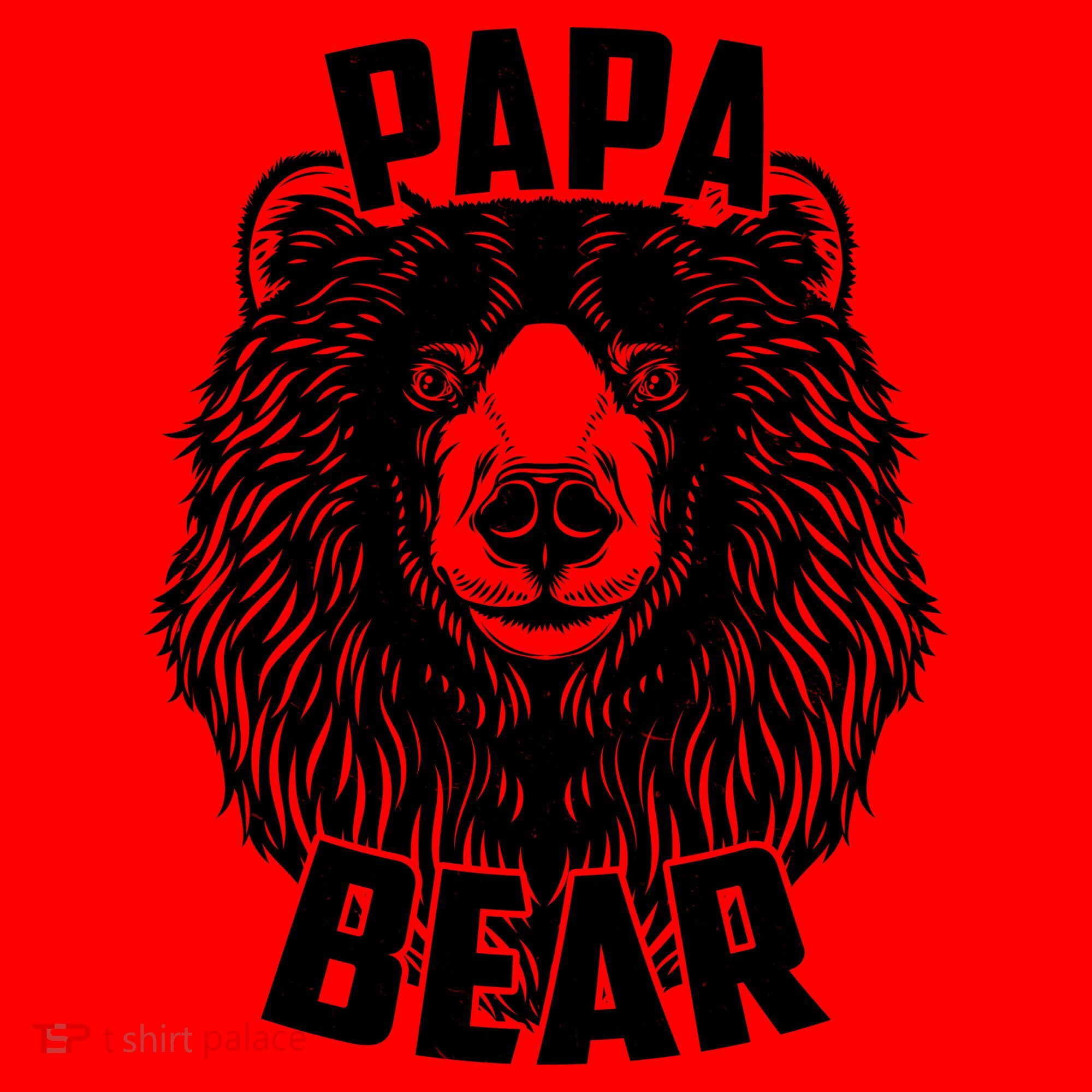 Papa Bear Father's Day Santa Hat