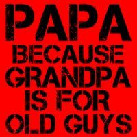 Papa Because Grandpa Is For Old Guys Father's Day Santa Hat thumb 1