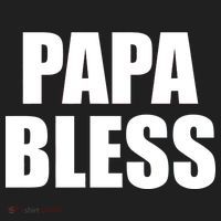 Papa Bless Funny Meme Prank Bold Text Logo Women's Sweatshirt thumb 2