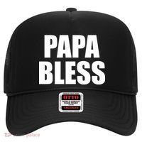Papa Bless Funny Meme Prank Bold Text Logo Hat thumb 0